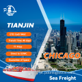 Taxa de envio de Tianjin para Chicago